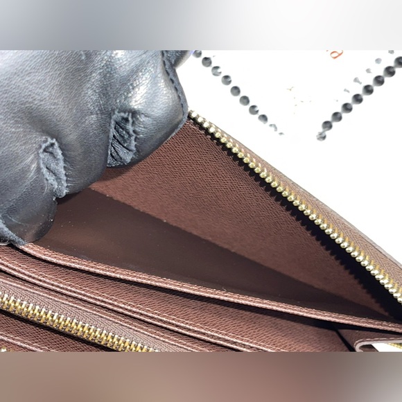 🌸Damier Ebene Zippy Zip Around Long Wallet - Picture 14 of 16